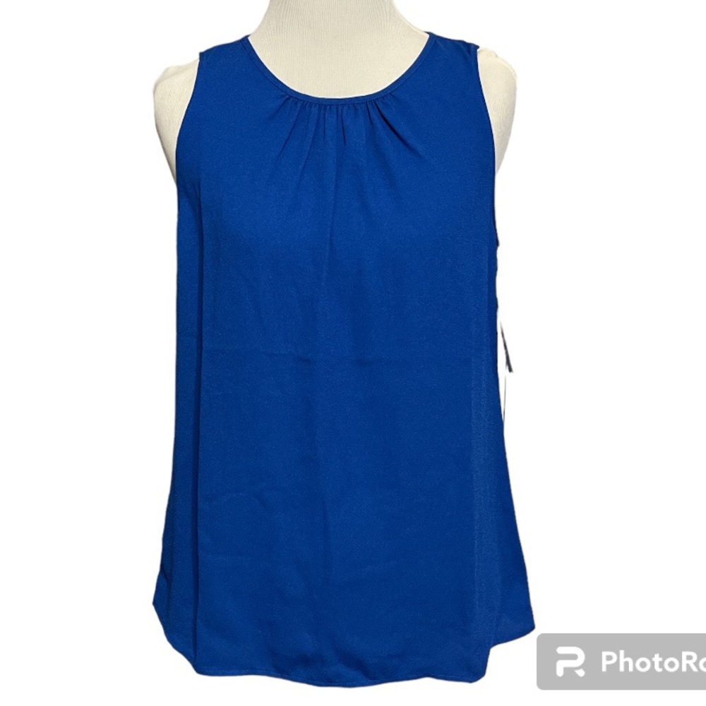 NWOT Halogen Sleeveless Cobalt Blue Tank Women’s XS